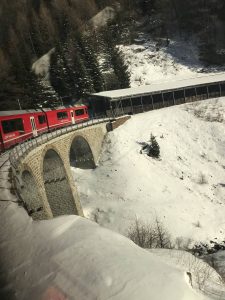 Eine spannende Strecke, Bernina Express, Schweiz
