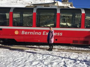 Fotohalt Alp Grüm, Bernina Express, Schweiz