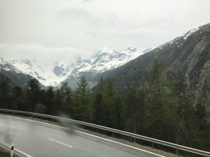 Gletscherblick, Bernina Express, Schweiz