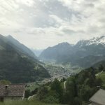 Blick ins Land (Richtung Italien), Bernina Express, Schweiz