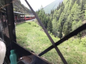 Holzgalerie, Bernina Express, Schweiz
