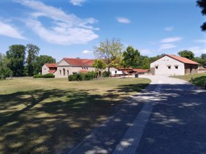 Erster Blick auf die Häuser in Carnuntum