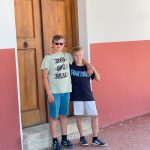 Fabio und Matteo in Carnuntum