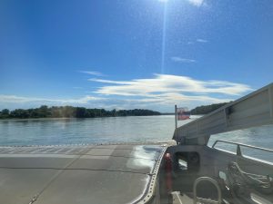 Früh ging es los mit dem Twin City Liner nach Bratislava