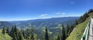 Panorma von der Terrasse Berggasthof Rax