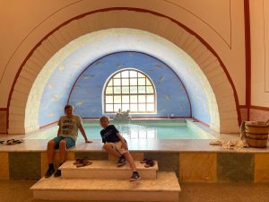Wasserbecken in der Römischen Therme in Carnuntum
