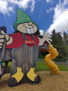 Spielplatz im Holzknechtland auf der Bürgeralpe in Mariazell