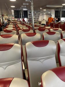 Der Twin City Liner von innen