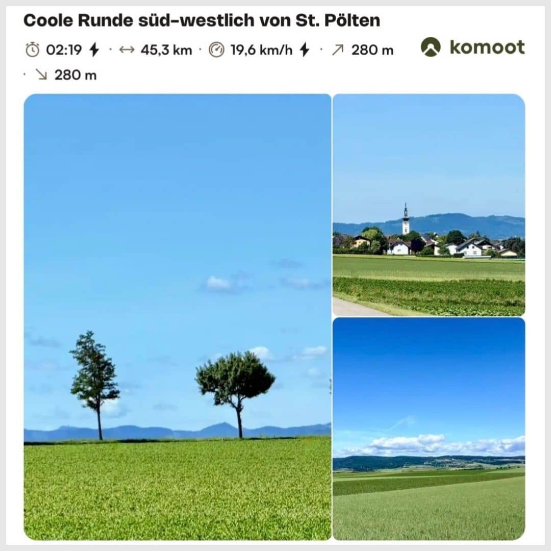 Coole Runde südwestlich von St. Pölten