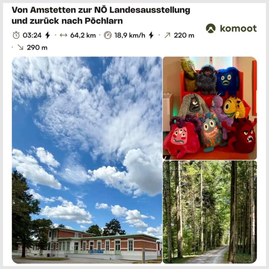 Komoot — NÖ Landesausstellung 2026