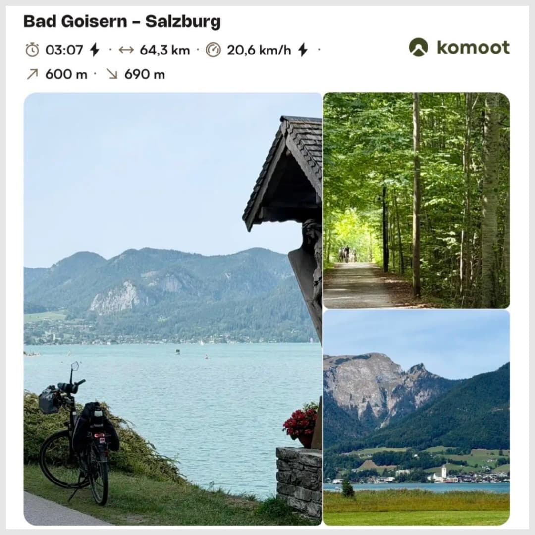 Komoot — Bad Goisern nach Salzburg
